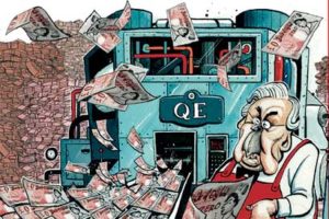 cartoon of quantitative easing