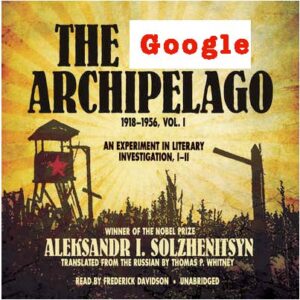 Image of front page of the google archipelago transformed into google archipelago